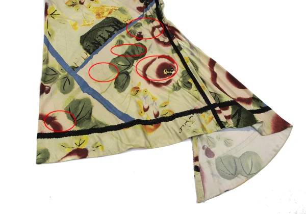 Jean Paul GAULTIER FEMME Graphic Printed Top & Skirt K-162957_013