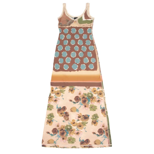 Jean Paul GAULTIER FEMME Multi Graphic Print Stretch Sleeveless Dress K-162958_002