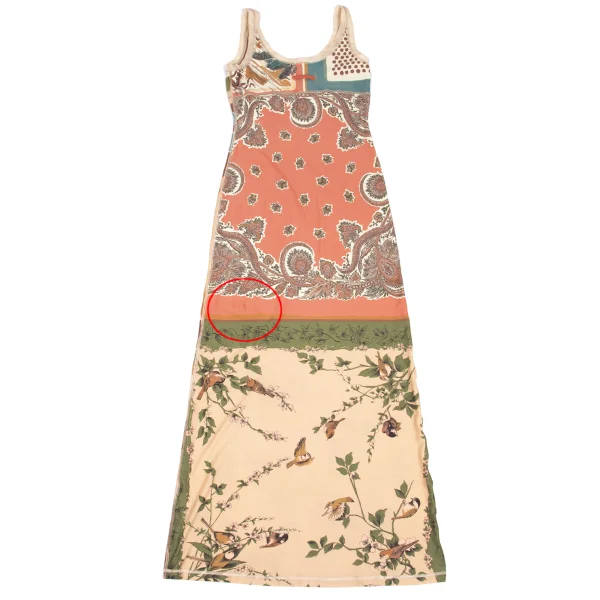Jean Paul GAULTIER FEMME Multi Graphic Print Stretch Sleeveless Dress K-162958_011