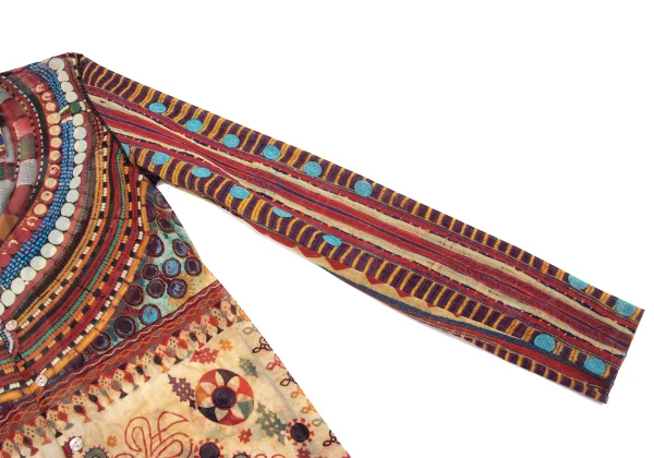 Jean Paul GAULTIER HOMME Ethnic Print Mesh Shirt K-162961_005