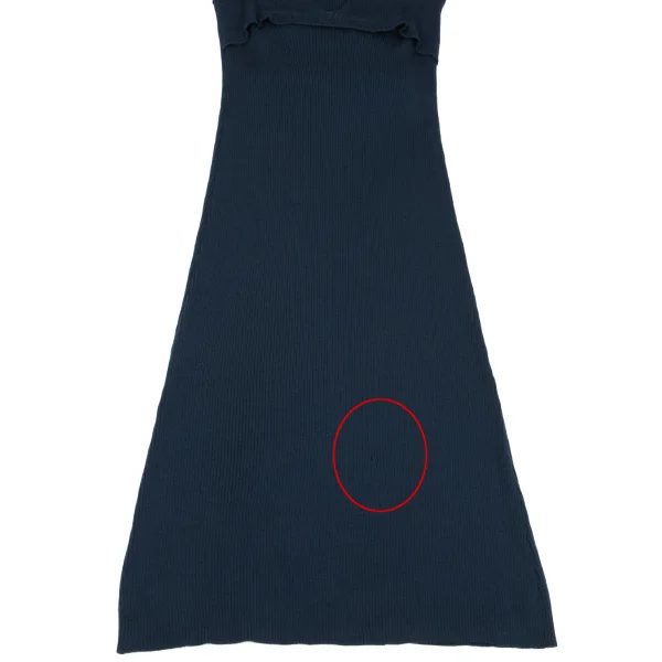 Jean Paul GAULTIER MAILLE FEMME Jacquard Pocket Packable Rib Knit Dress K-162964_011