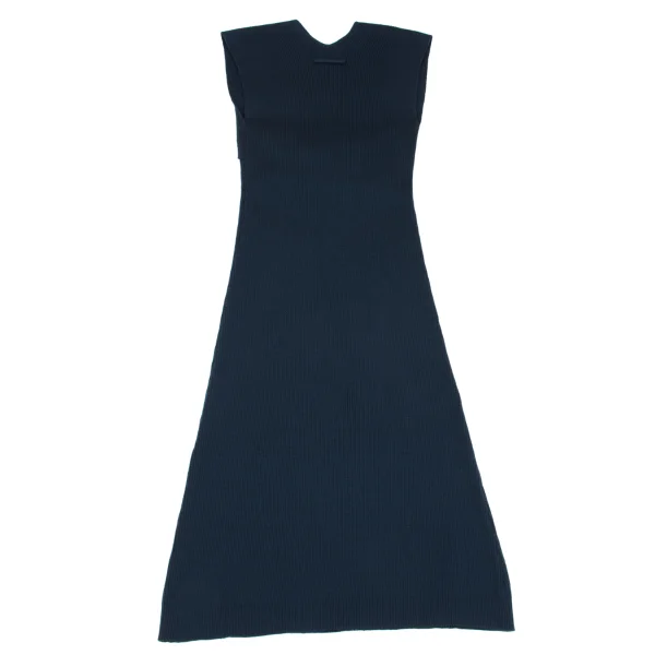 Jean Paul GAULTIER MAILLE FEMME Jacquard Pocket Packable Rib Knit Dress K-162964_014