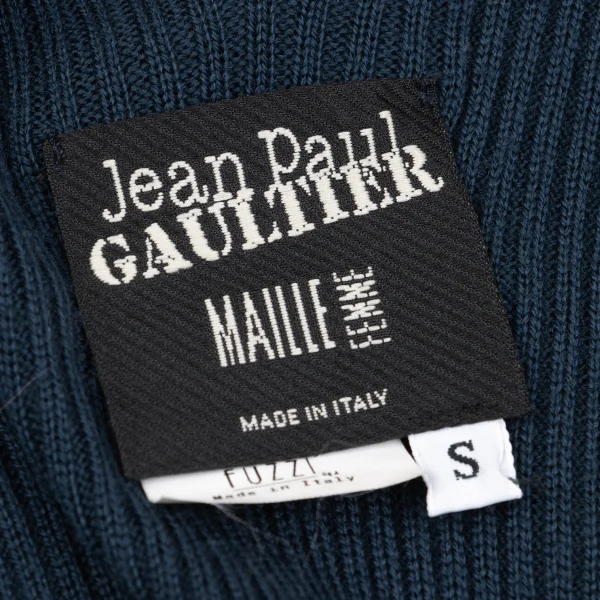Jean Paul GAULTIER MAILLE FEMME Jacquard Pocket Packable Rib Knit Dress K-162964_018