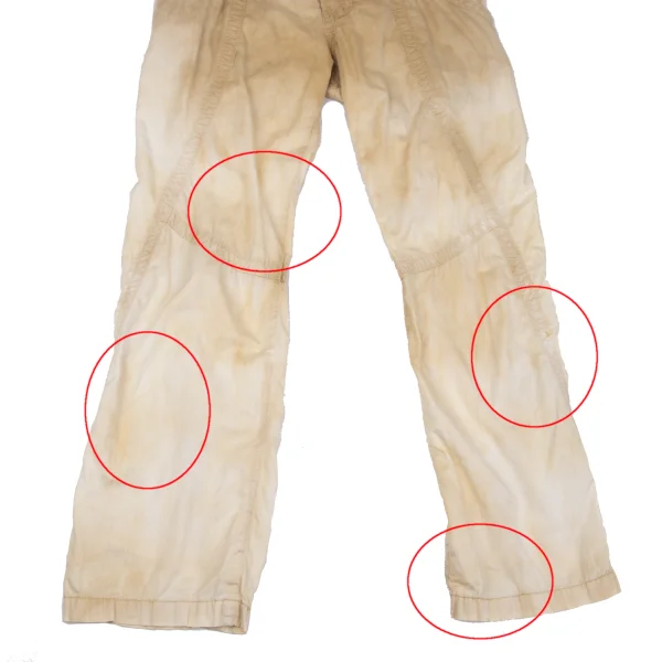 Jean's Paul GAULTIER Dusted Cinch Back Cotton Pants K-162967_007