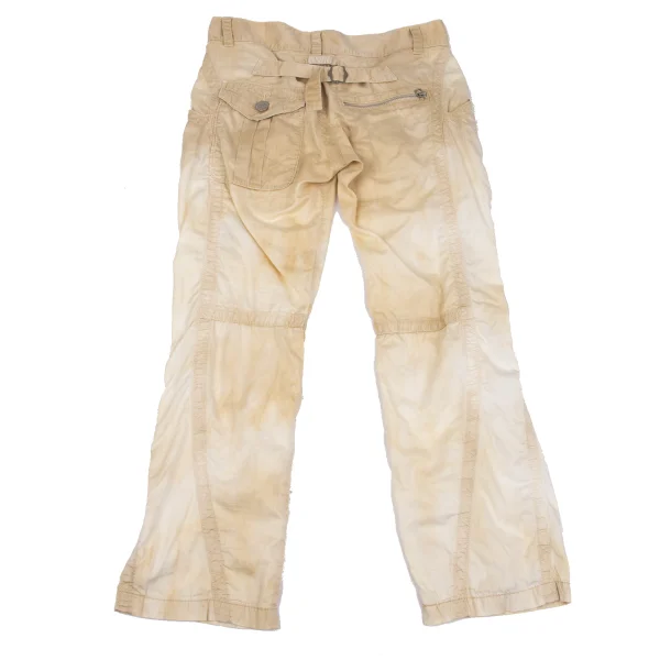 Jean's Paul GAULTIER Dusted Cinch Back Cotton Pants K-162967_013