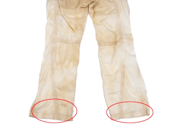 Jean's Paul GAULTIER Dusted Cinch Back Cotton Pants K-162967_015