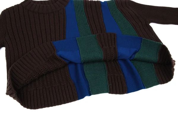 sacai Panel Switching Asymmetry Knit K-162969_010