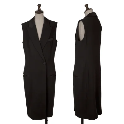 McQ Alexander McQUEEN Wool Sleeveless Long Jacket