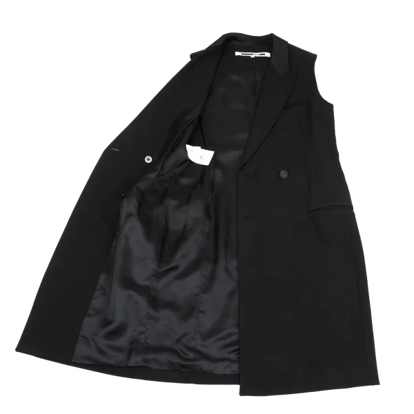 McQ Alexander McQUEEN Wool Sleeveless Long Jacket K-162970_010