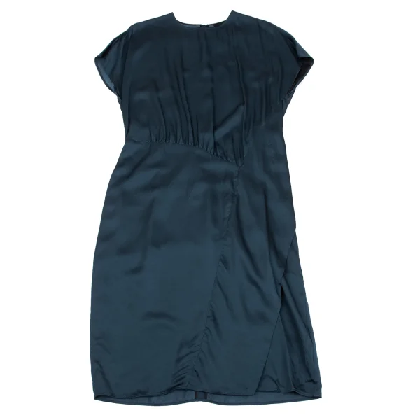 JILSANDER Gather Switching Satin Dress K-162972_002