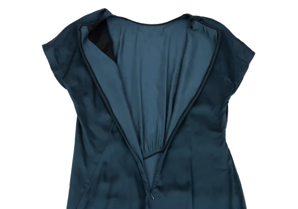 JILSANDER Gather Switching Satin Dress K-162972_013