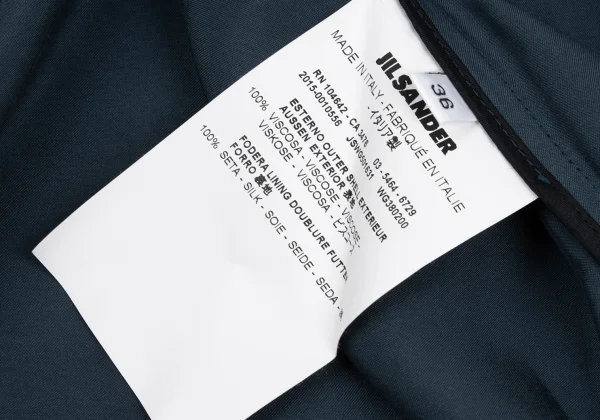 JILSANDER Gather Switching Satin Dress K-162972_015