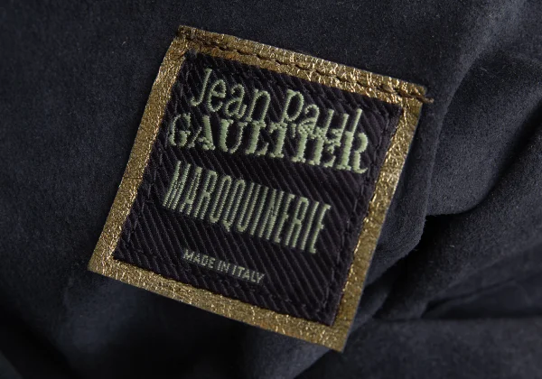 Jean Paul GAULTIER MAROQUINERIE Metallic Leather Chain Shoulder Bag K-162979_013