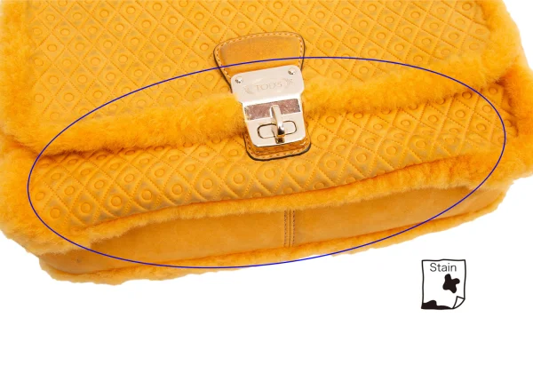 TOD'S Quilted Suede Chain Shoulder Bag K-162981_007