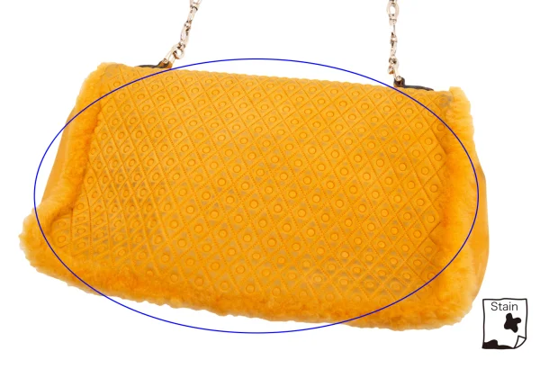 TOD'S Quilted Suede Chain Shoulder Bag K-162981_008
