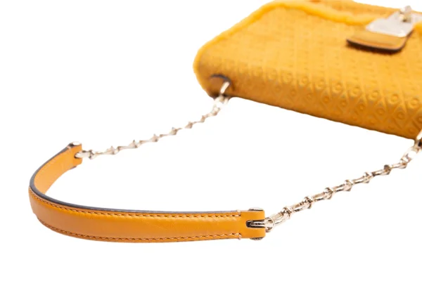 TOD'S Quilted Suede Chain Shoulder Bag K-162981_012