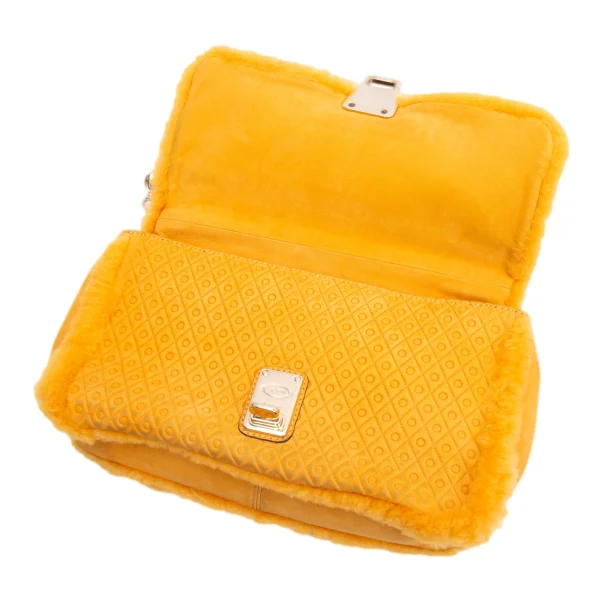 TOD'S Quilted Suede Chain Shoulder Bag K-162981_013