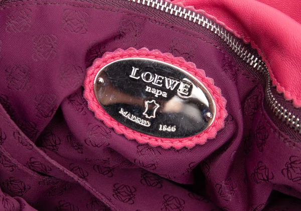 LOEWE Flamenco Fringe Leather Shoulder Bag K-162982_019