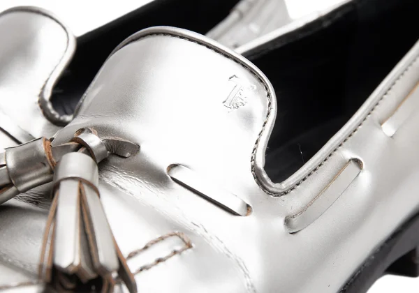 TOD'S Metallic Tassel Leather Loafer K-162984_006