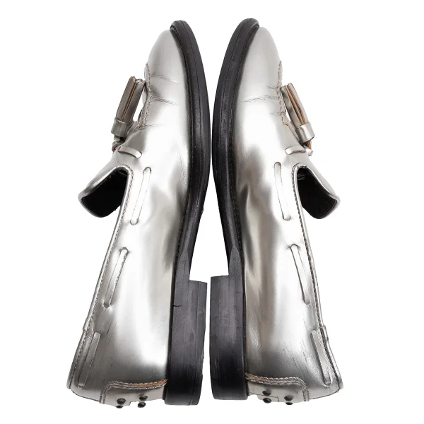 TOD'S Metallic Tassel Leather Loafer K-162984_008