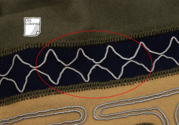 ISSEY MIYAKE I.S. Wool Embroidered Skirt K-162988_008