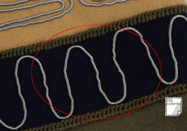 ISSEY MIYAKE I.S. Wool Embroidered Skirt K-162988_010