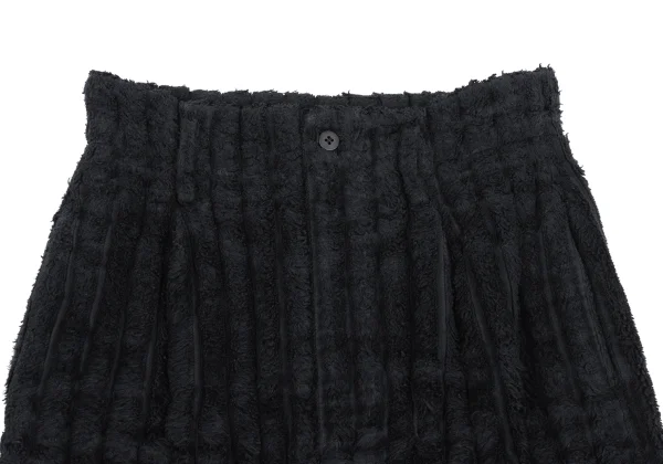 ISSEY MIYAKE I.S. Cotton Stripe Pile Skirt K-162991_003