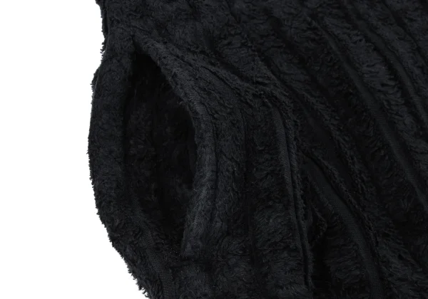 ISSEY MIYAKE I.S. Cotton Stripe Pile Skirt K-162991_005