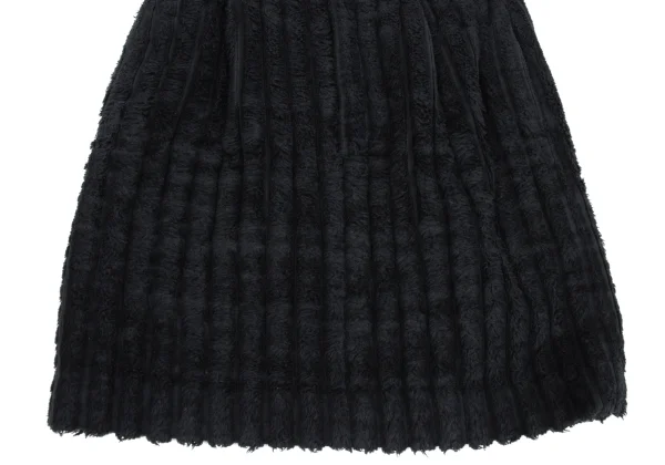 ISSEY MIYAKE I.S. Cotton Stripe Pile Skirt K-162991_007