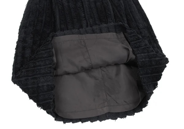 ISSEY MIYAKE I.S. Cotton Stripe Pile Skirt K-162991_008