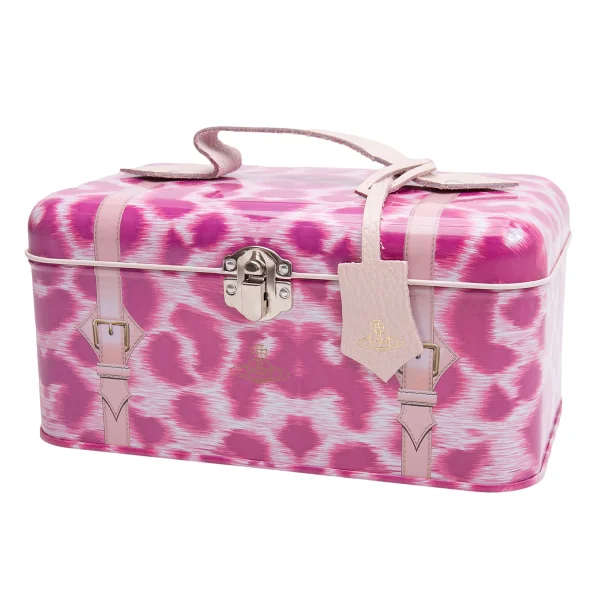 Vivienne Westwood Leopard Printed Tin Case Pink  K-162994_001
