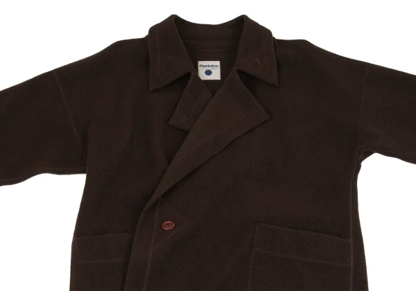Plantation Wool Poly Long Coat K-163000_003