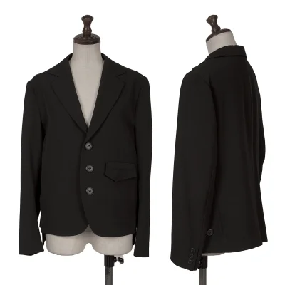 Y's Wool Gaba Side Slit Jacket