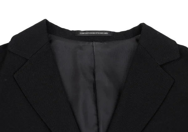 Y's Wool Gaba Side Slit Jacket K-163001_004