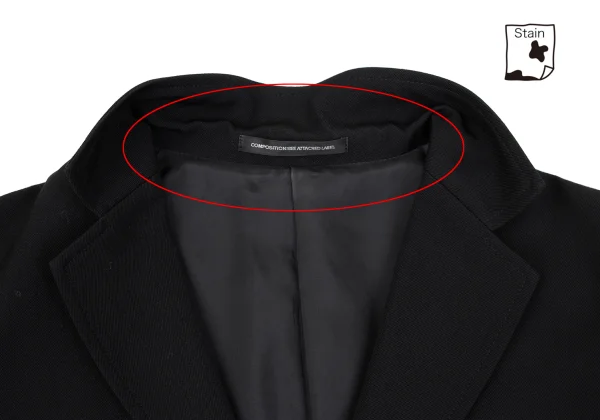 Y's Wool Gaba Side Slit Jacket K-163001_005