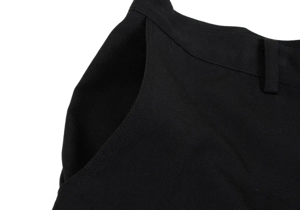 Y's Wool Gaba Cropped Wide Pants K-163002_004