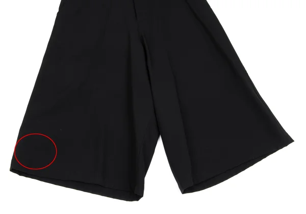 Y's Wool Gaba Cropped Wide Pants K-163002_006