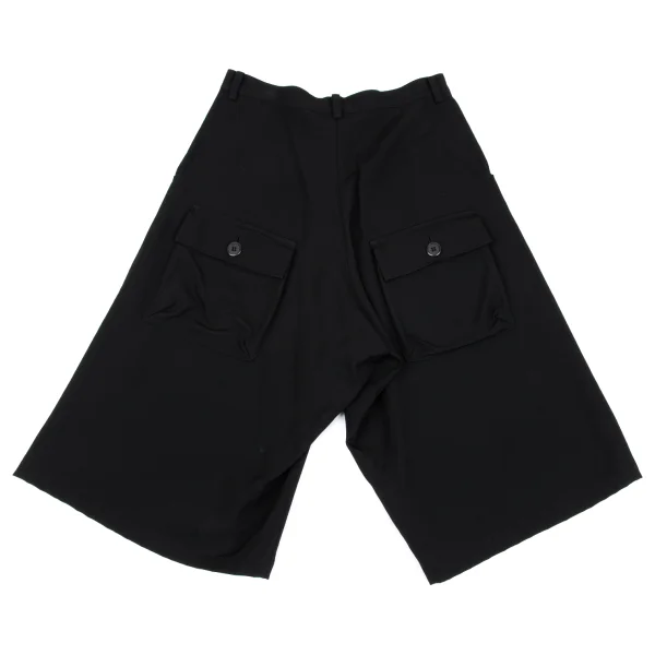 Y's Wool Gaba Cropped Wide Pants K-163002_011