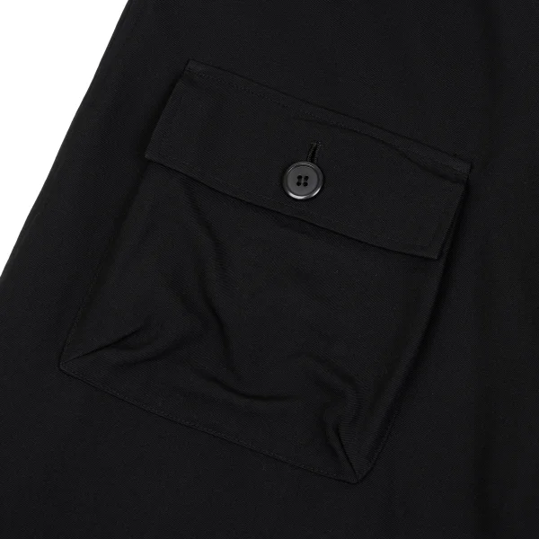 Y's Wool Gaba Cropped Wide Pants K-163002_012