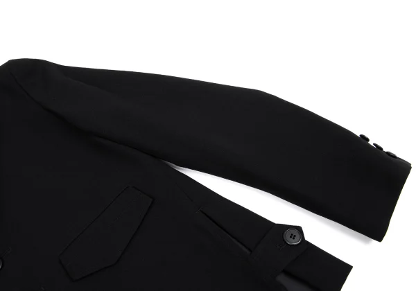 Y's Wool Gaba Slit Jacket & Cropped Wide Pants K-163003_006
