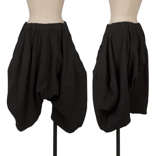 COMME des GARCONS Poly  Dropped Crotch Pants Black S K-163007_001