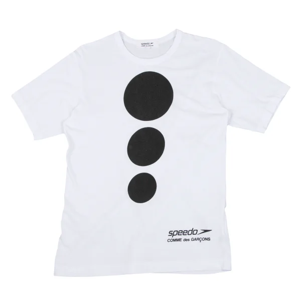 COMME des GARCONS×SPEEDO Dot Printed T-shirt White L K-163009_001