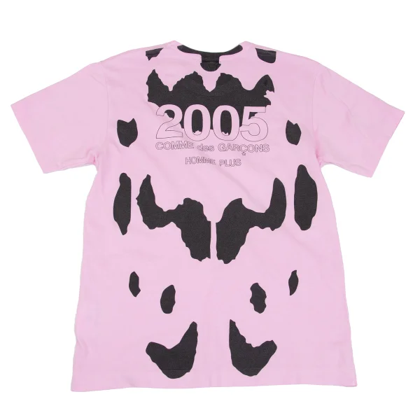 COMME des GARCONS HOMME PLUS Back 2005 Printed T SHirt Pink L K-163011_001