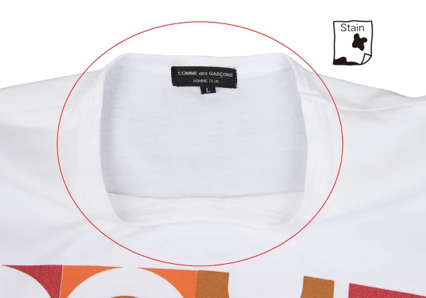 COMME des GARCONS HOMME PLUS Geometric Pigment Printed T-shirt K-163012_004