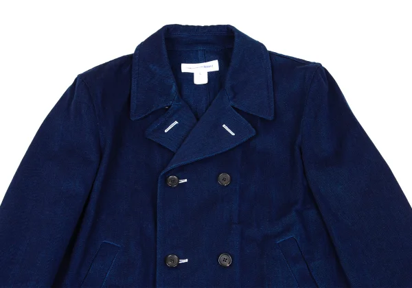 COMME des GARCONS SHIRT Indigo Dyed Cotton Double Jacket K-163020_002