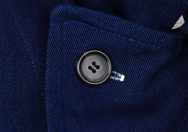 COMME des GARCONS SHIRT Indigo Dyed Cotton Double Jacket K-163020_006
