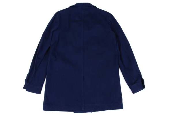 COMME des GARCONS SHIRT Indigo Dyed Cotton Double Jacket K-163020_014