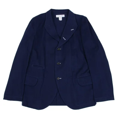 COMME des GARCONS SHIRT Indigo Dyed Cotton Jacket