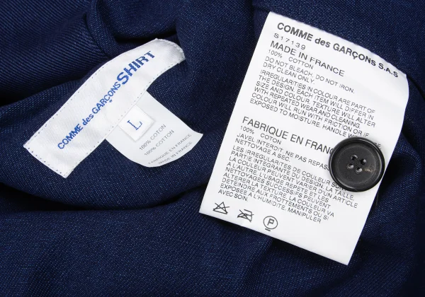 COMME des GARCONS SHIRT Indigo Dyed Cotton Jacket K-163021_014