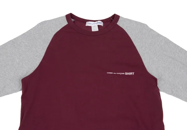 COMME des GARCONS SHIRT Logo Printed Raglan T Shirt K-163023_002